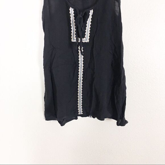 ASO TVD Ecote Black Tank Top with White & Blue Aztec Tank Top - Picture 4 of 8